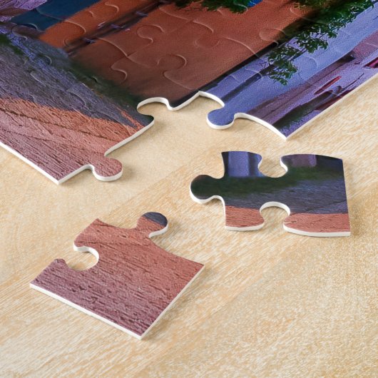 Rothenburg ob der Tauber, Beieren, Duitsland. Legpuzzel (Zijkant)