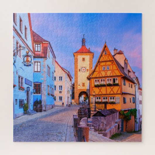 Rothenburg ob der Tauber, Beieren, Duitsland. Legpuzzel (Verticaal)