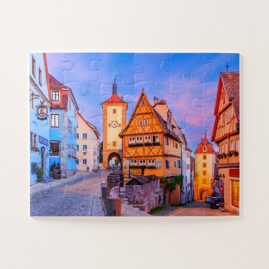Rothenburg ob der Tauber, Beieren, Duitsland. Legpuzzel (Horizontaal)