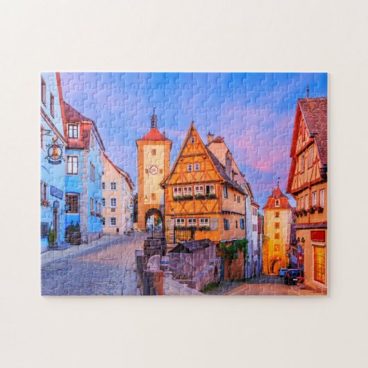 Rothenburg ob der Tauber, Beieren, Duitsland. Legpuzzel (Horizontaal)
