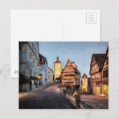 Rothenburg ob der Tauber Briefkaart (Voorkant / Achterkant)