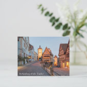 Rothenburg ob der Tauber Briefkaart (Staand voorkant)