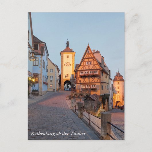 Rothenburg ob der Tauber Briefkaart (Voorkant)