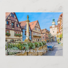 Rothenburg ob der Tauber, Duitsland Briefkaart