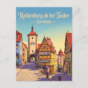 Rothenburg ob der Tauber Duitsland Briefkaart