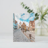 Rothenburg ob der Tauber, Duitsland Briefkaart (Staand voorkant)