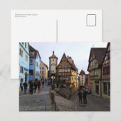 Rothenburg ob der Tauber, Duitsland Briefkaart (Voorkant / Achterkant)