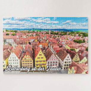 Rothenburg ob der Tauber, Duitsland Legpuzzel