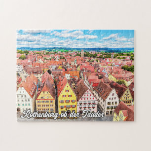 Rothenburg ob der Tauber, Duitsland Legpuzzel