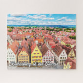 Rothenburg ob der Tauber, Duitsland Legpuzzel (Horizontaal)