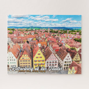 Rothenburg ob der Tauber, Duitsland Legpuzzel