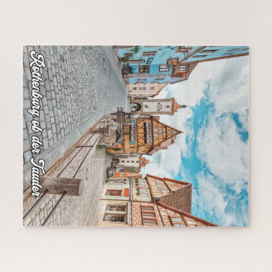 Rothenburg ob der Tauber, Duitsland Legpuzzel (Horizontaal)
