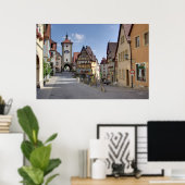 Rothenburg ob der Tauber Duitsland Poster (Thuiskantoor)
