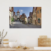 Rothenburg ob der Tauber Duitsland Poster (Keuken)