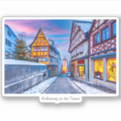 Rothenburg ob der Tauber, Duitsland Sticker (Voorkant)