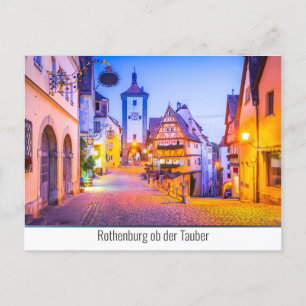 Rothenburg ob der Tauber Feestdagenkaart