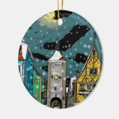 Rothenburg ob der Tauber Germany met Kerstmis Keramisch Ornament (Links)