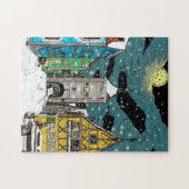 Rothenburg ob der Tauber Germany met Kerstmis Legpuzzel (Horizontaal)