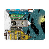 Rothenburg ob der Tauber Germany met Kerstmis Magneet (Horizontaal)