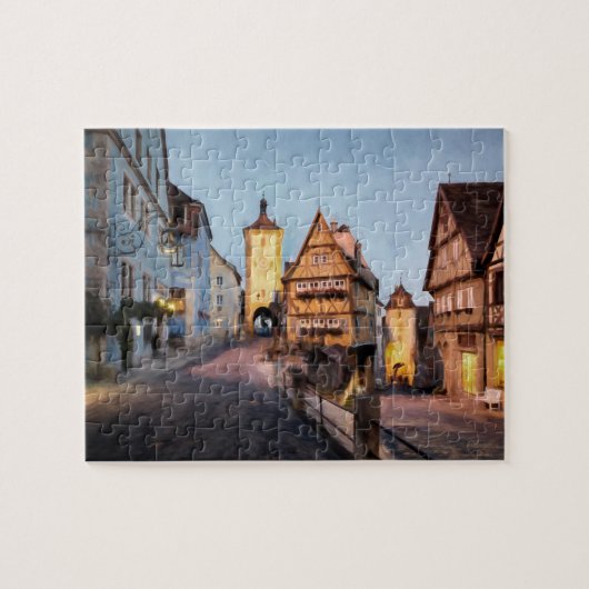 Rothenburg ob der Tauber Legpuzzel (Horizontaal)