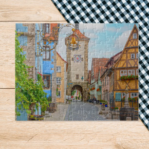 Rothenburg ob der Tauber Medieval Schilderachtig Legpuzzel