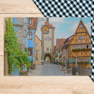 Rothenburg ob der Tauber Medieval Schilderachtig Legpuzzel