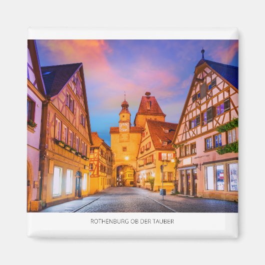 Rothenburg ob der Tauber, Vakantie Magneet (Voorkant)