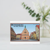 Rothenburg od Tauber - der Marktplatz Briefkaart (Staand voorkant)