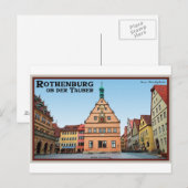 Rothenburg od Tauber - der Marktplatz Briefkaart (Voorkant / Achterkant)