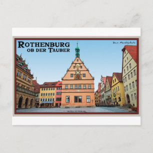 Rothenburg od Tauber - der Marktplatz Briefkaart