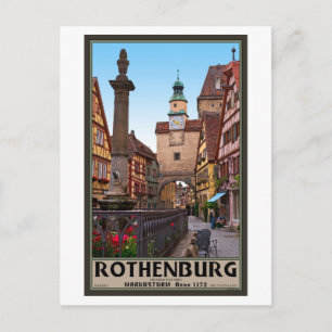 Rothenburg od Tauber - Markusturm Briefkaart