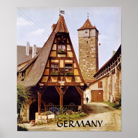ROTHENBURG ONTOUCHEERD NAAR TIJD, POSTER (Voorkant)