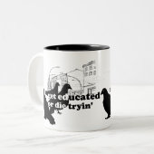 Rothenhagen "Opgeleid" Tweekleurige Koffiemok (Voorkant links)