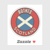 Rothes, Scotland Sticker (Vel)