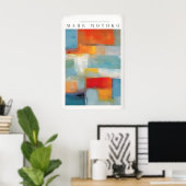 Rothko Canvas Kleur Abstractie Schilderen Modern Poster (Thuiskantoor)