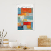 Rothko Canvas Kleur Abstractie Schilderen Modern Poster (Keuken)