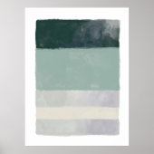 Rothko inspireerde moderne en kalmerende kunstwerk poster (Voorkant)