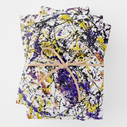 Rothko of Pollock v12 door Onbekend Inpakpapier Vel (In situ)