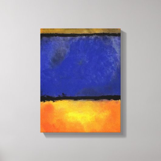 Rothko of Pollock v1 door Onbekend Canvas Afdruk (Voorkant)