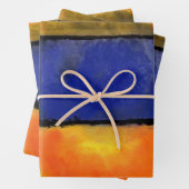 Rothko of Pollock v1 door Onbekend Inpakpapier Vel (In situ)