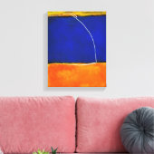 Rothko of Pollock v2 door Onbekend Canvas Afdruk (Insitu (Woonkamer))