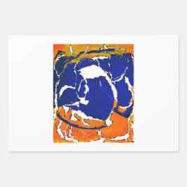 Rothko of Pollock v4 door Onbekend Inpakpapier Vel