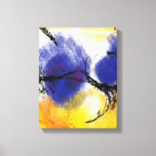 Rothko of Pollock v8 door Onbekend Canvas Afdruk