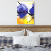 Rothko of Pollock v8 door Onbekend Canvas Afdruk (Insitu (Slaapkamer))