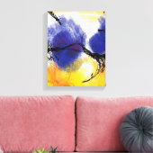 Rothko of Pollock v8 door Onbekend Canvas Afdruk (Insitu (Woonkamer))