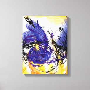 Rothko of Pollock v9 door Onbekend Canvas Afdruk