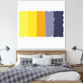 Rothko Summer Stretched Canvas Print (Insitu (Slaapkamer))
