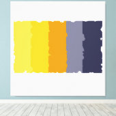 Rothko Summer Stretched Canvas Print (Insitu (Houten vloer))