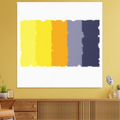Rothko Summer Stretched Canvas Print (Insitu (Woonkamer))
