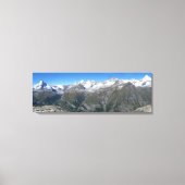 Rothorn panorama, Valais Alps Canvas Afdruk (Voorkant)